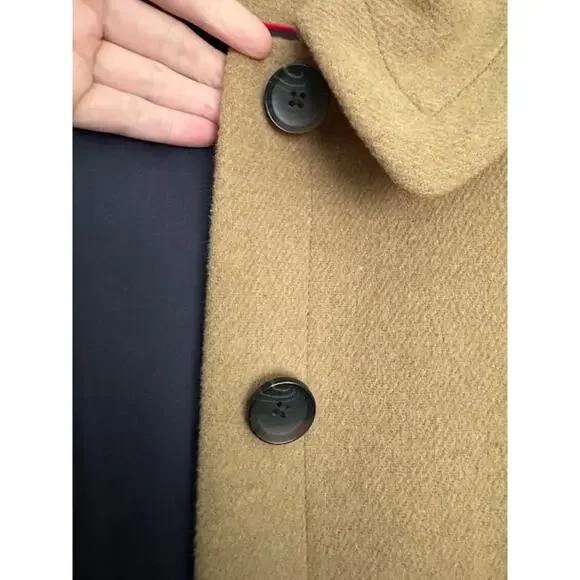 Boden Women's PYM Wool Pea Coat in Camel - Size 8R - Picture 6 of 13